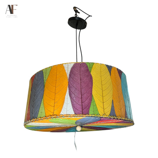 MULITI-COLOR DRUM PENDENT