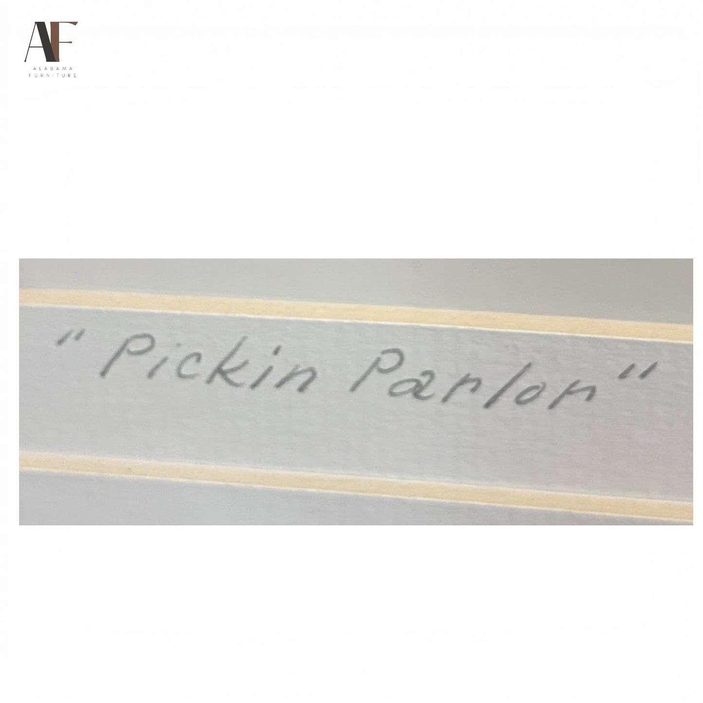 BALTEEGAR "PICKIN PARLOR" SIGNED WATERCOLOR