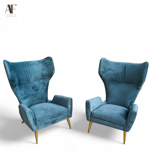 JONATHAN ADLER MILANO WINGBACKS (PAIR)