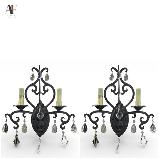 WALL SCONCES (PAIR)