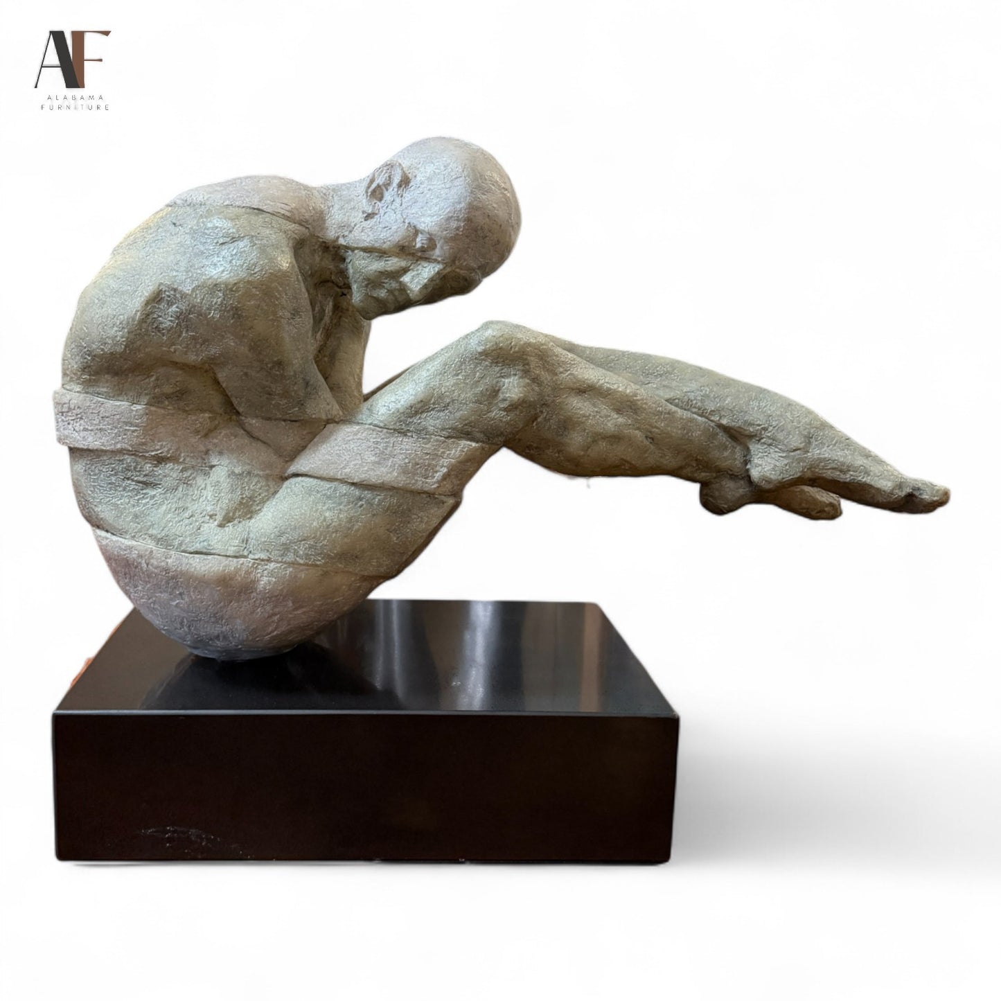 "MAN CAST IN TIME" SCULPTURE