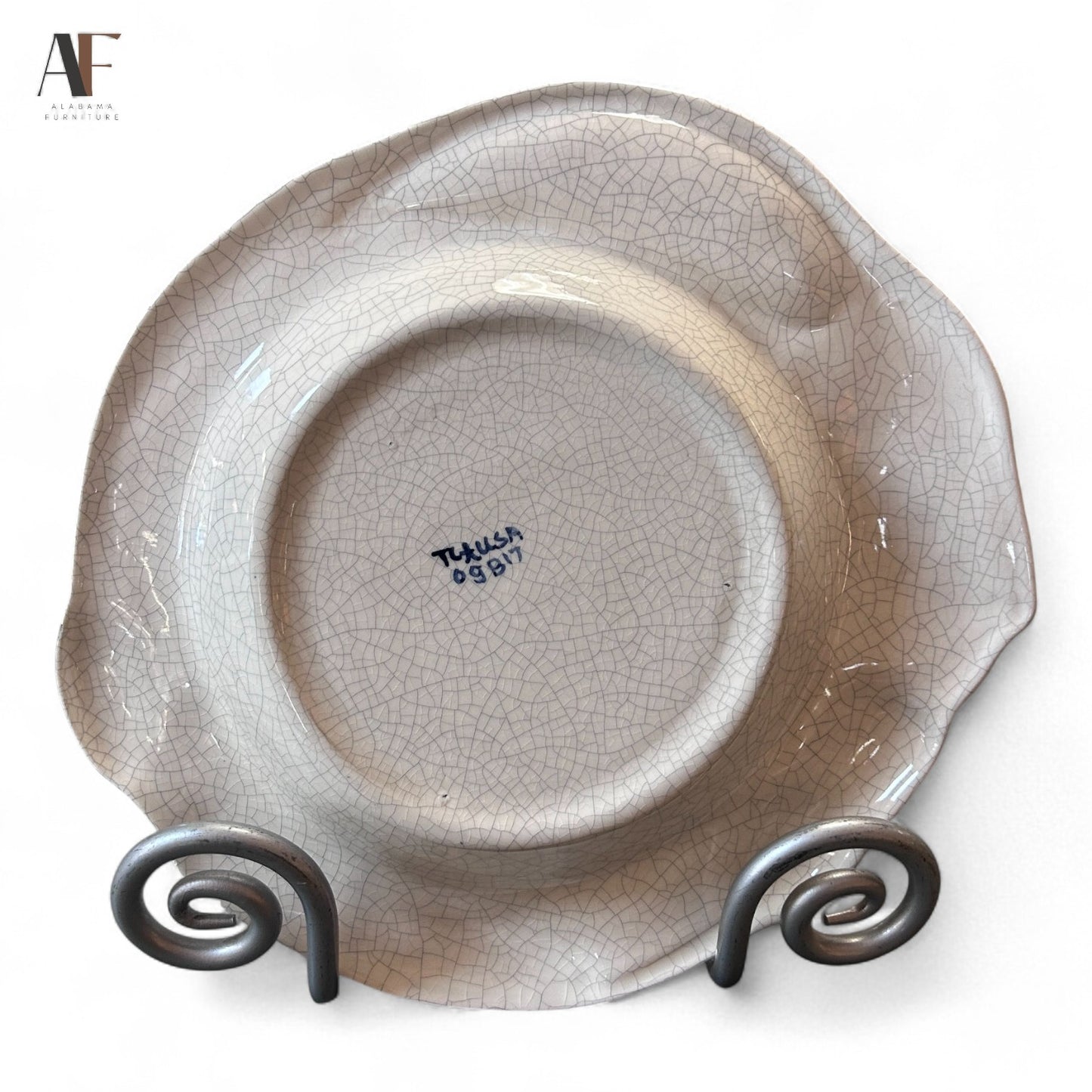 THE POTTING SHED DEDHAM POTTERY BUTTER DISH