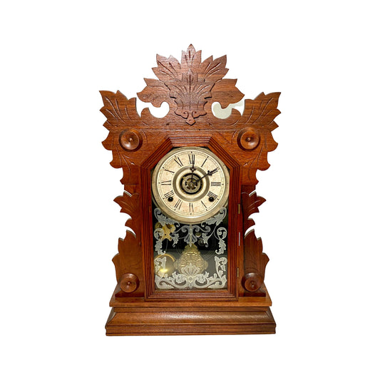 Vintage Gingerbread Mantle Clock