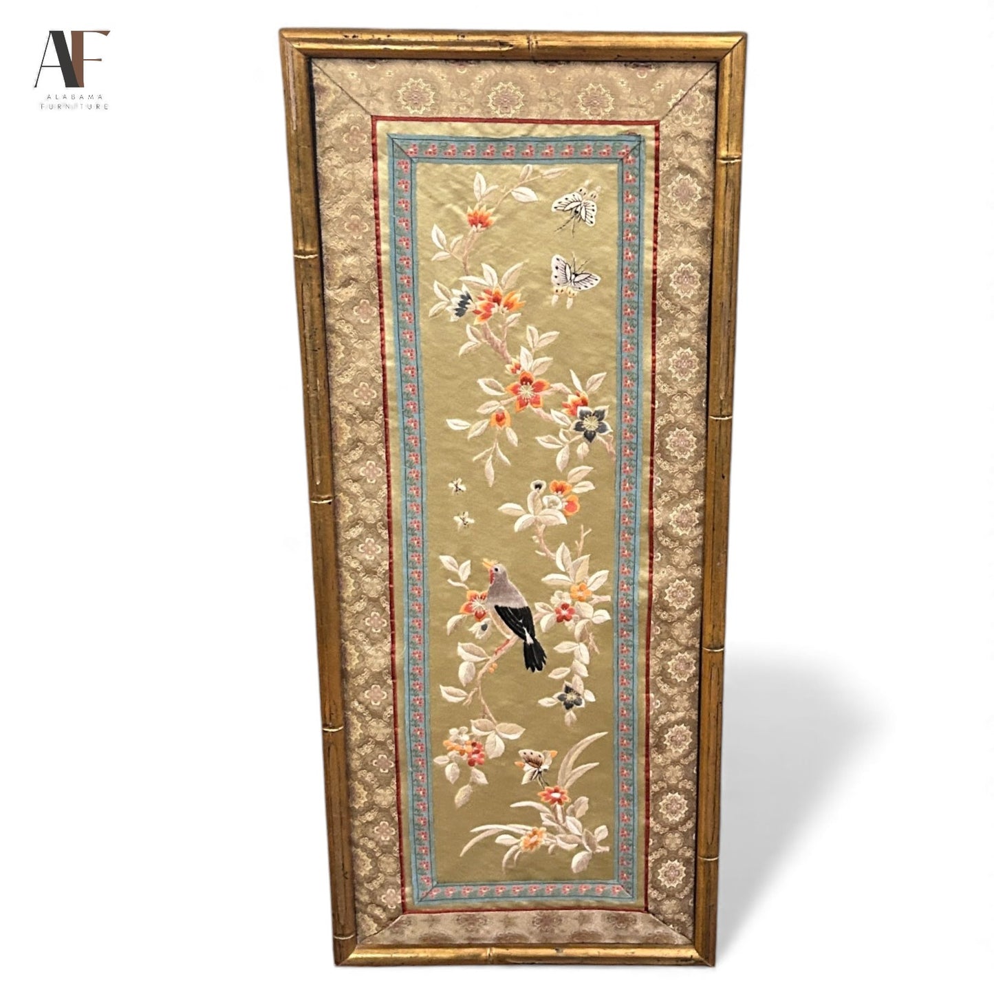 SILK EMBROIDERY PANEL