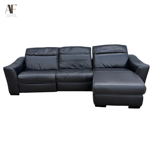 LEATHER SECTIONAL