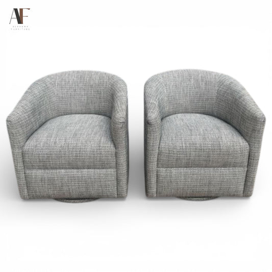 SWIVEL CHAIRS (PAIR)