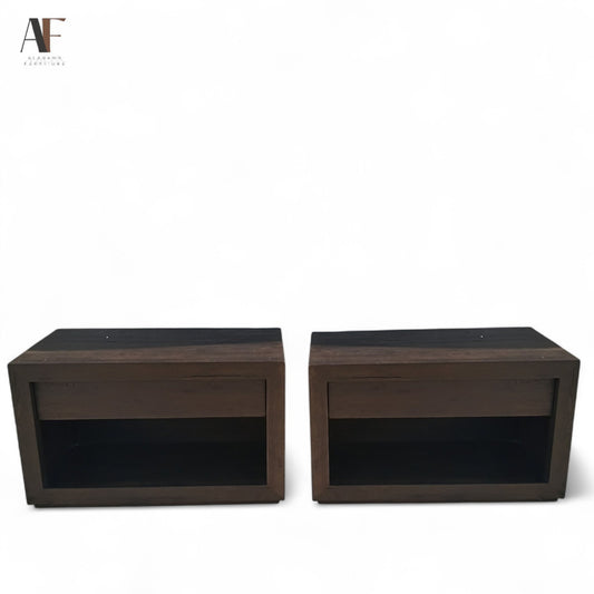RESTORATION HARDWARE NIGHTSTANDS (PAIR)