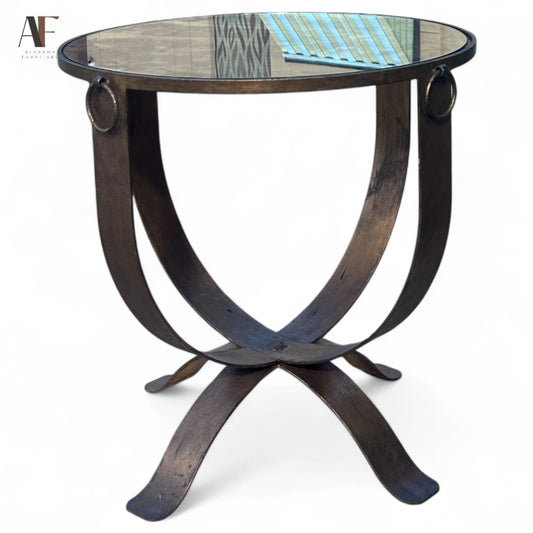 MIRROR TOP END TABLE