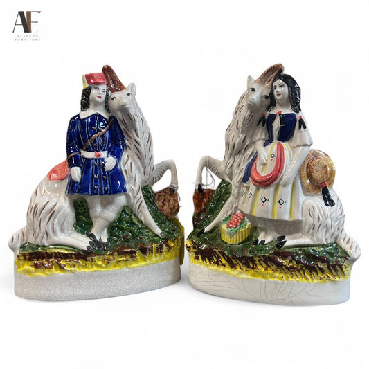 STAFFORDSHIRE FIGURINE (PAIR)