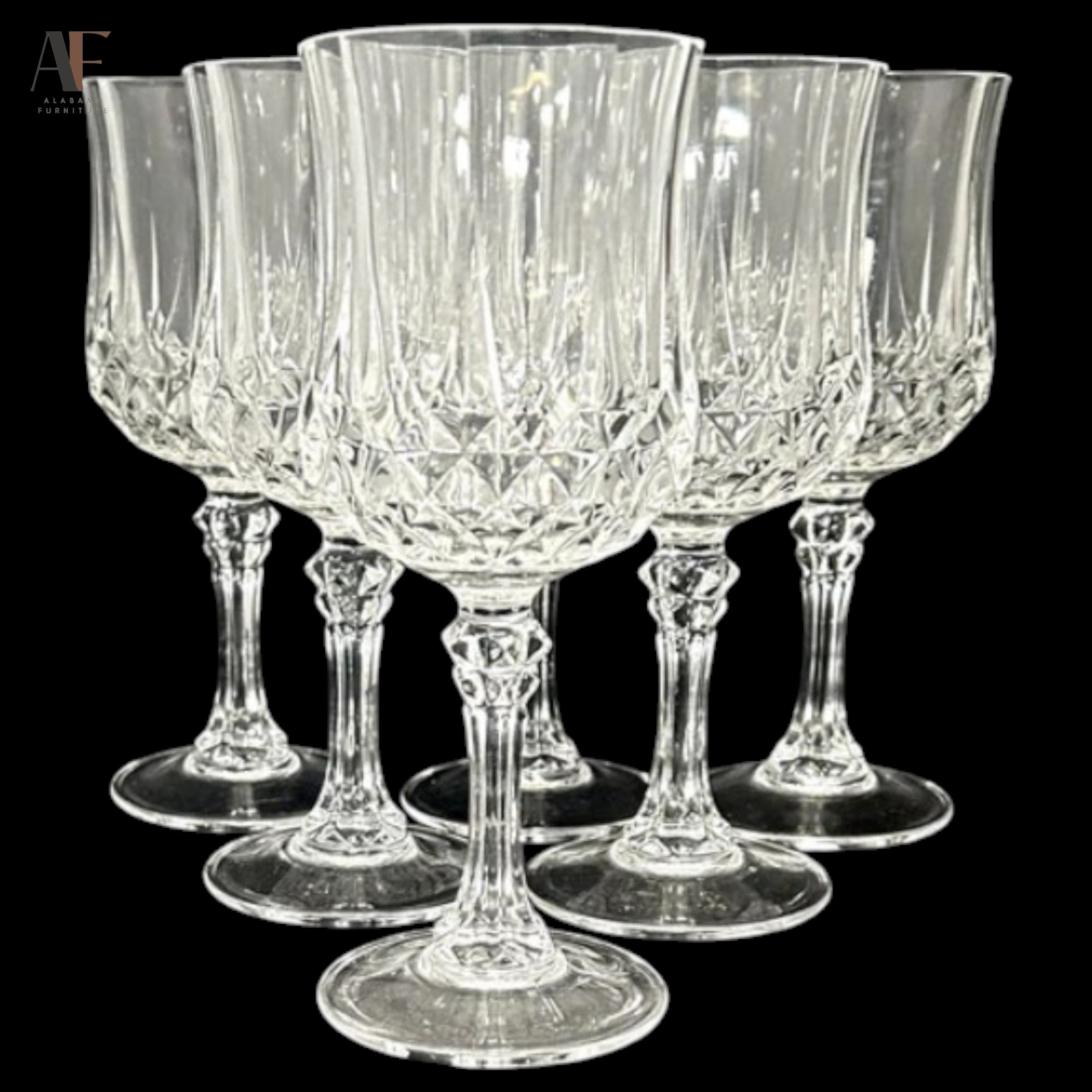 CRYSTAL D'ARQUES GLASSES (SET OF 6) – Alabama Furniture