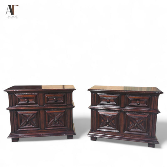 RALPH LAUREN NIGHTSTAND (PAIR)