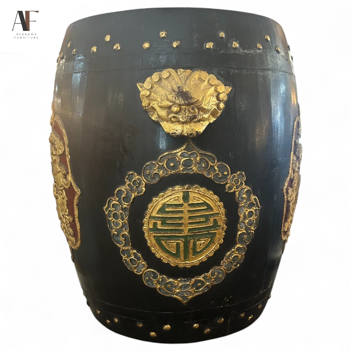 WOODEN ORIENTAL PLANTER