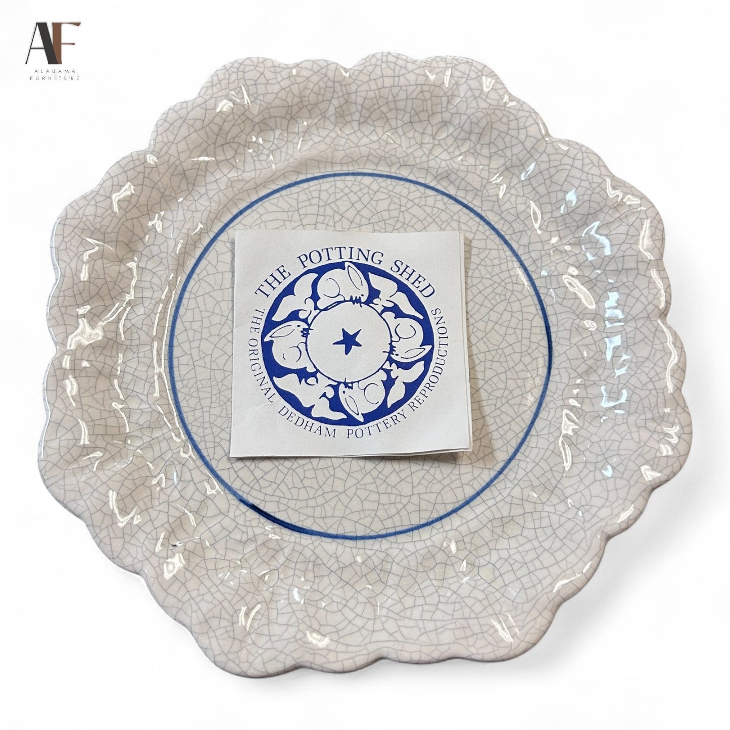 THE POTTING SHED DEDHAM POTTERY COVERED DISH