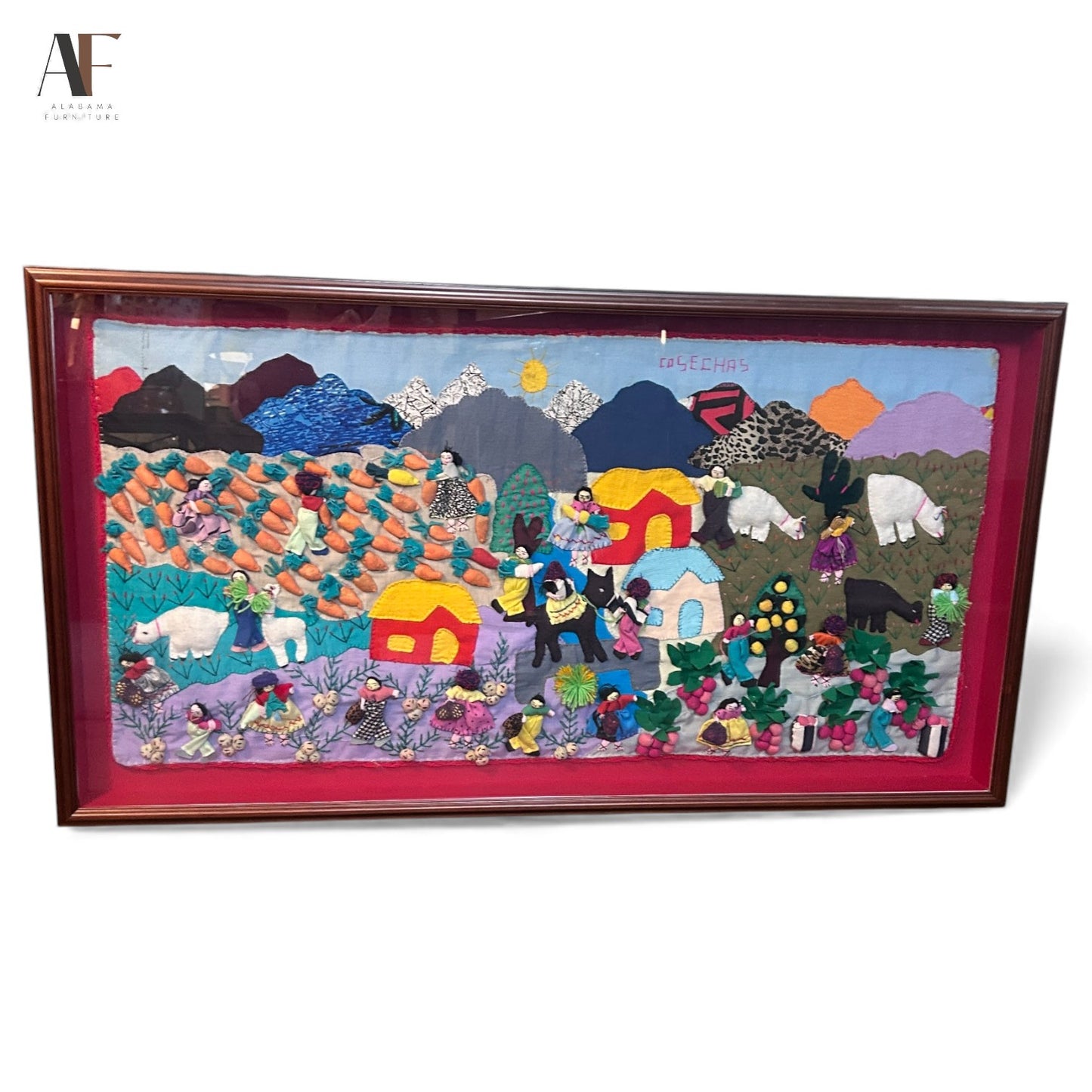 PERUVIAN ARPILLERA FOLK ART