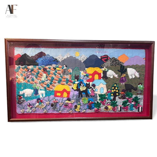 PERUVIAN ARPILLERA FOLK ART