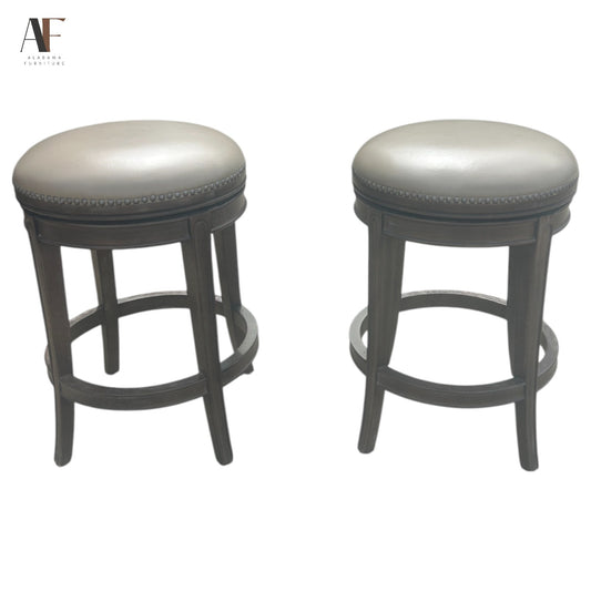 FRONTGATE COUNTER HIGH STOOLS (PAIR)
