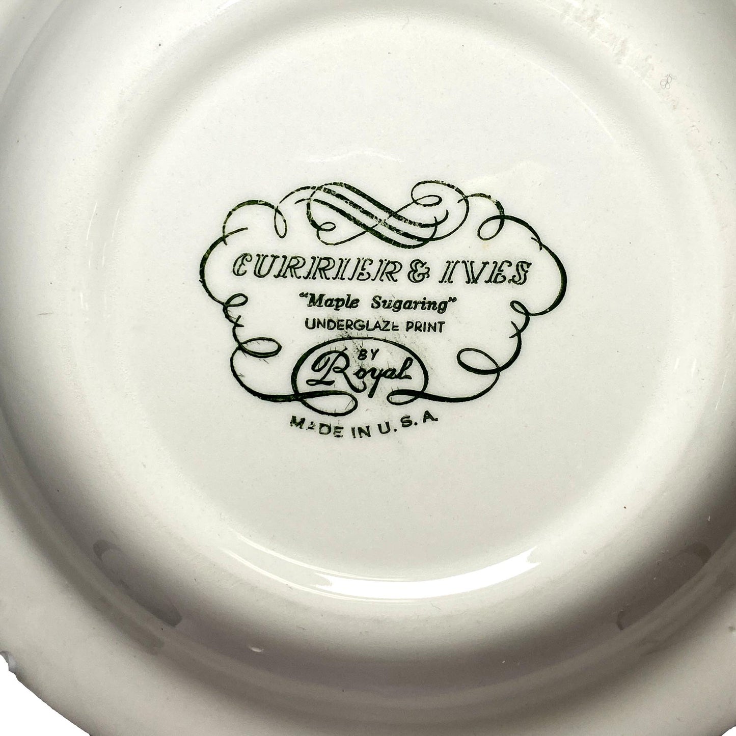 CURRIER & IVES VEGETABLE BOWL