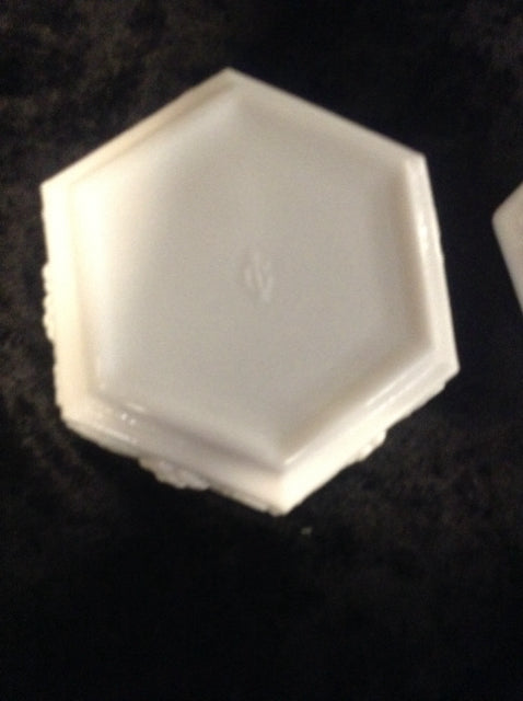 MILK GLASS CANDY DISH
