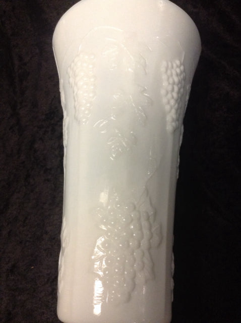9 3/4" Milk Glass Vase - alabamafurniture