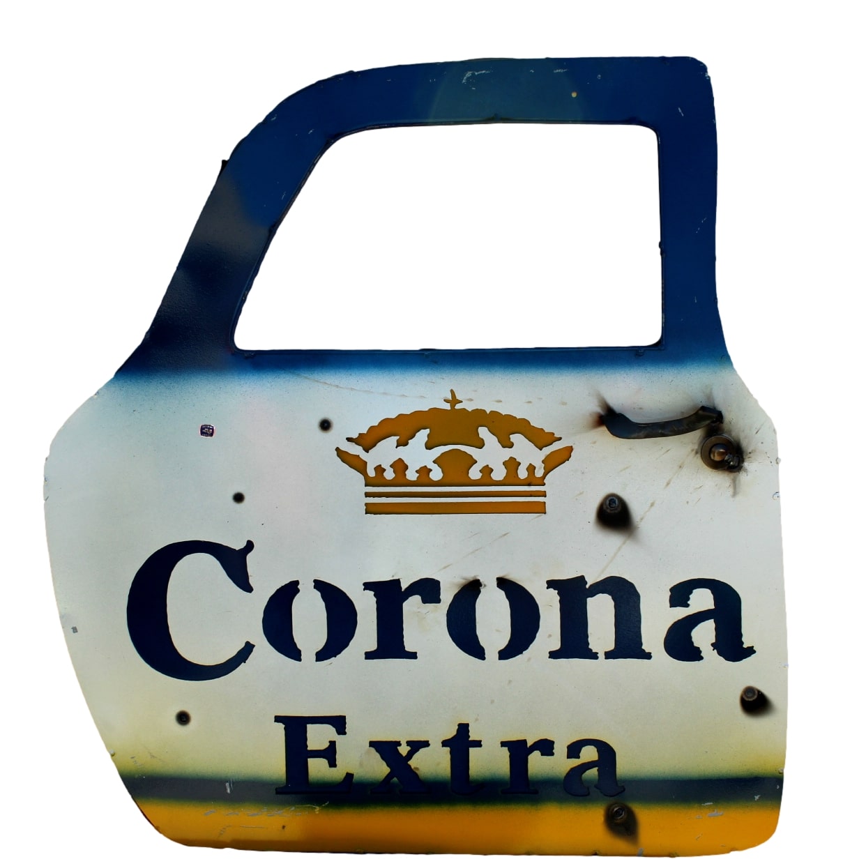METAL YARD ART CORONA EXTRA DOOR
