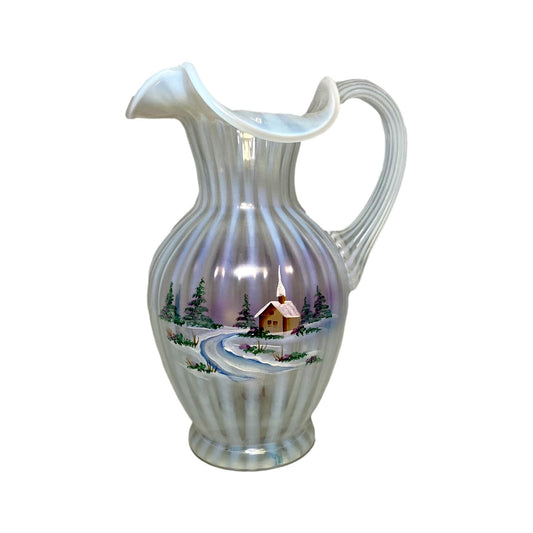 FENTON GLASS CO. PITCHER