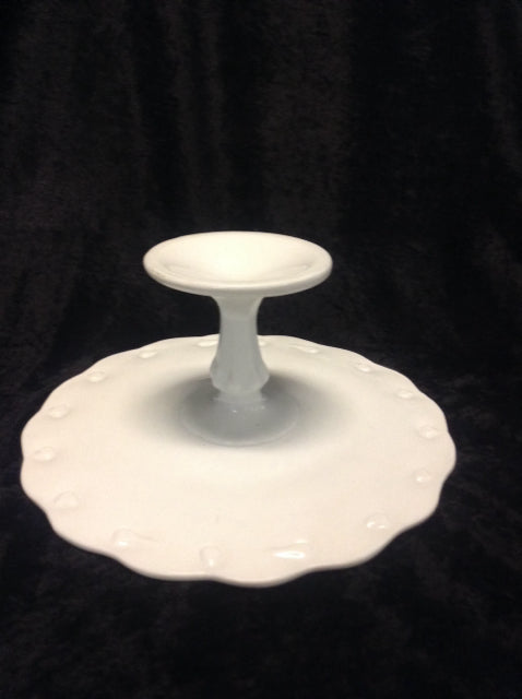 MILK GLASS CAKE STAND
