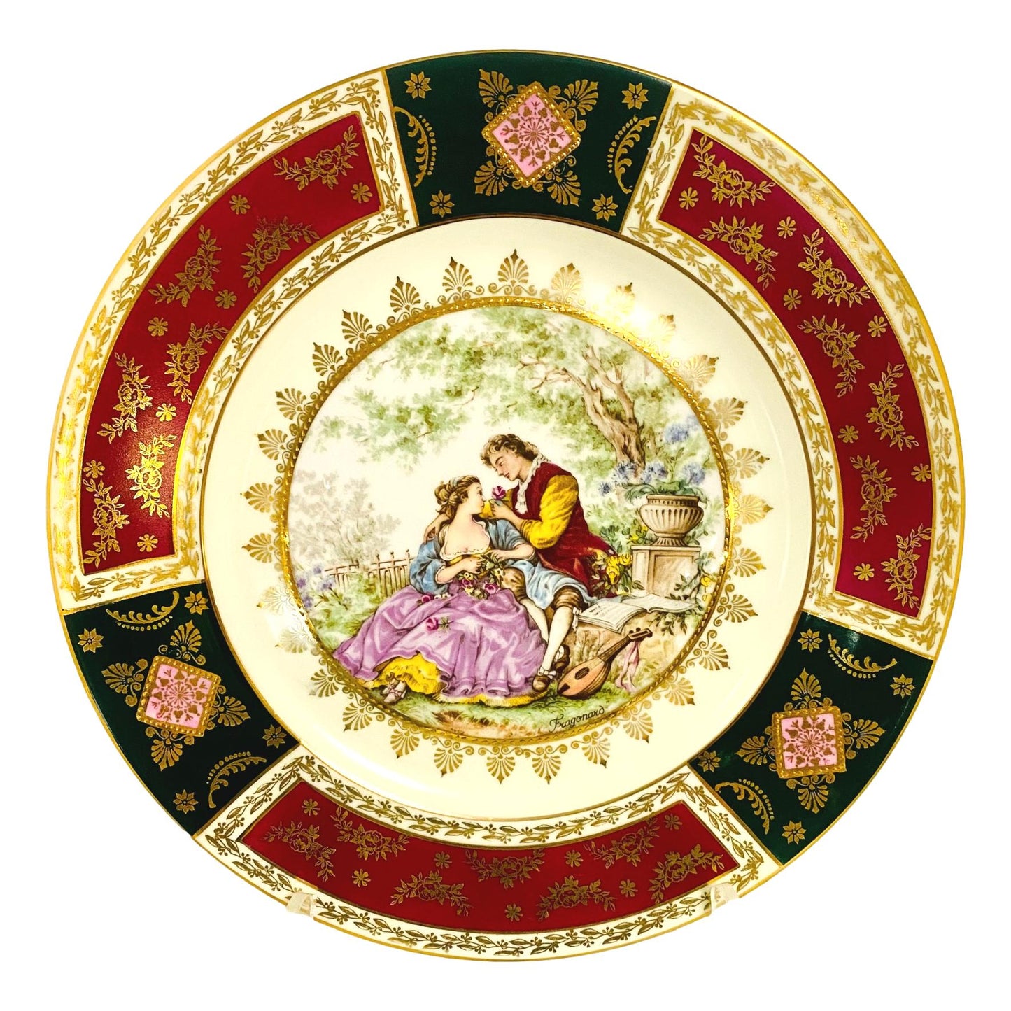 FRAGONARD DECORATIVE PLATE