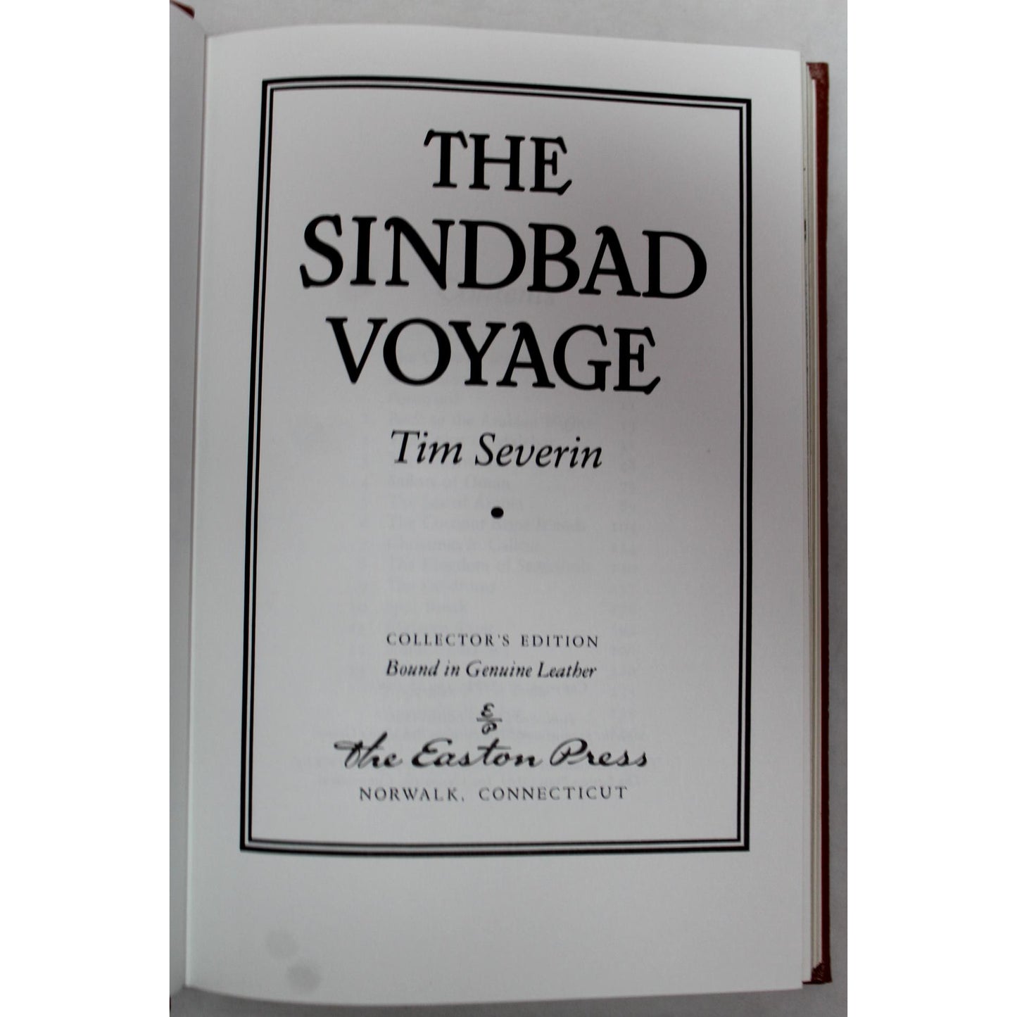 The Sinbad Voyage - Tim Severin