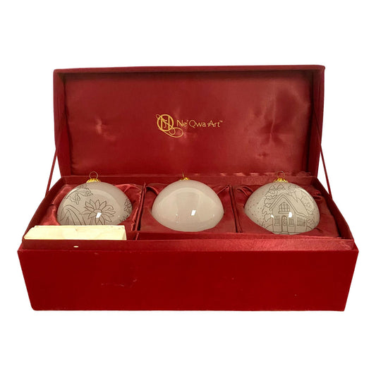 NE'QWA 3-PIECE ORNAMENT PAINTING SET
