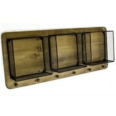 SAGE BROOK HOME WOOD WALL ORGANIZER
