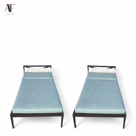 JANUS ET CIE AZIMUTH CROSS CHAISE (PAIR)