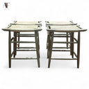 POTTERY BARN COUNTER HIGH STOOLS (SET OF 4)