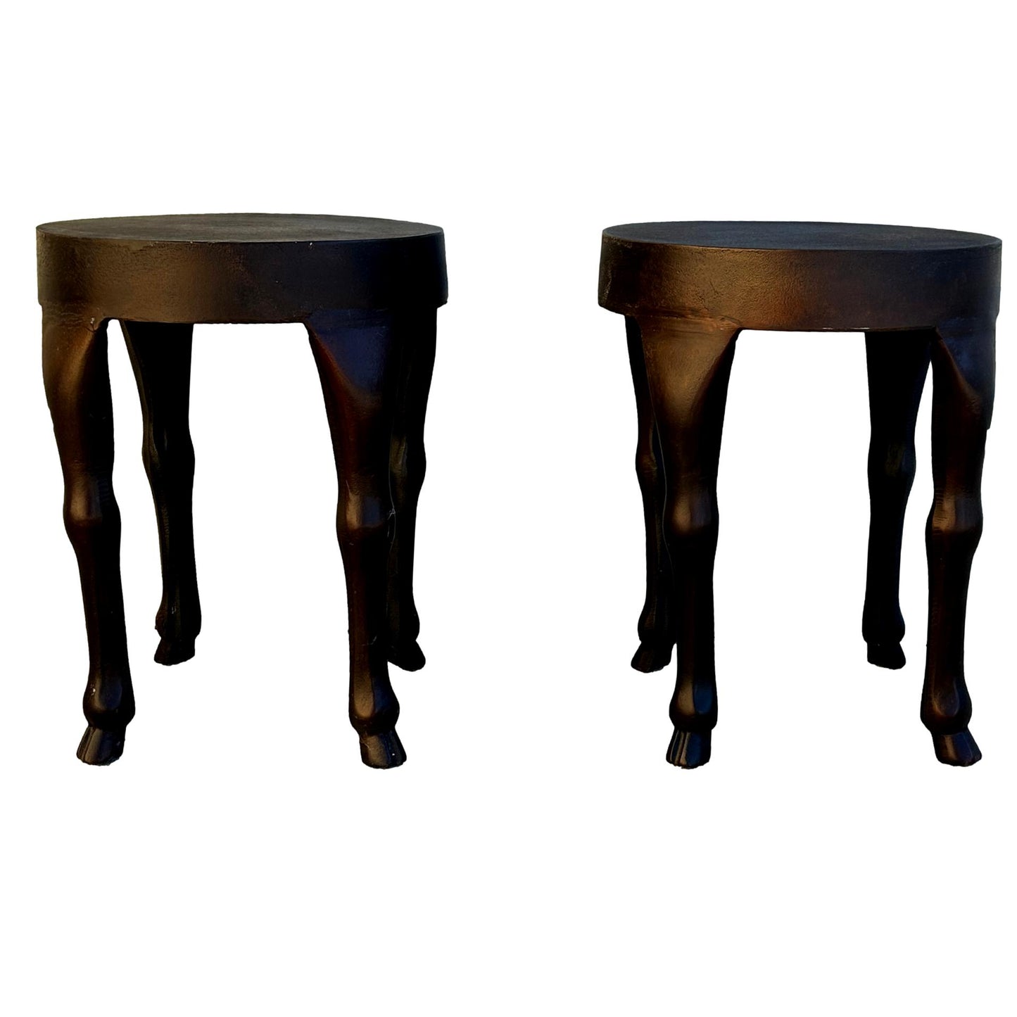 Pair of Metal Side Tables