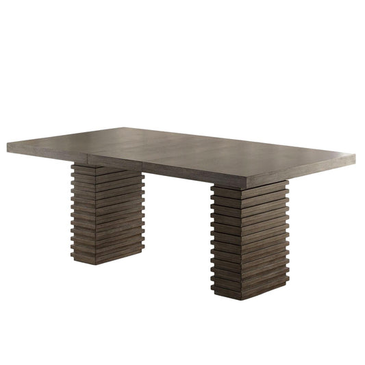 Mila Dining Table in Washed Grey