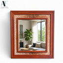 DEER HIDE FRAMED MIRROR