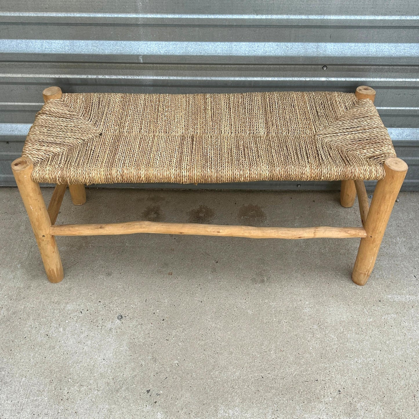 Wicker Bench