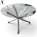 GLASS DINING TABLE