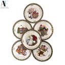 CHRISTMAS PLATES (SET OF 10)