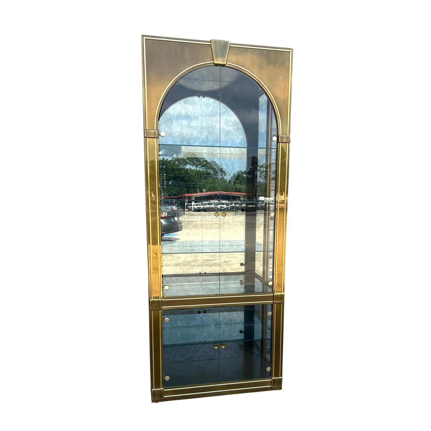 Mastercraft Brass Curio Cabinet