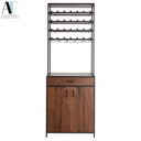 CRATE AND BARREL WINE CABINET