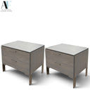 ROOM AND BOARD NIGHTSTANDS (PAIR)