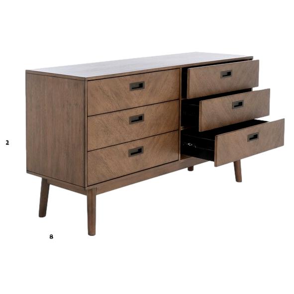 Donald 6 Drawer Dresser