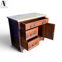 MARBLE TOP CABINET