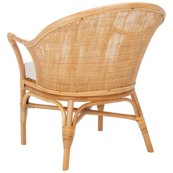 Dustin Rattan Accent Chair W / Cushion