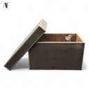 BROWN FAUX BOX