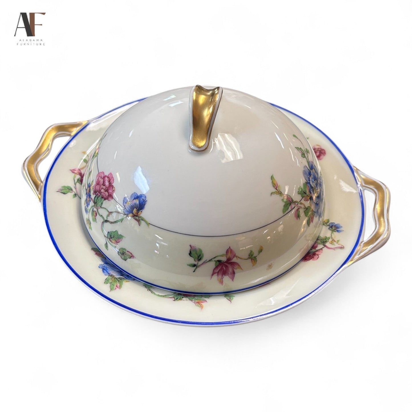 HAVILAND COVERED BUTTER DISH