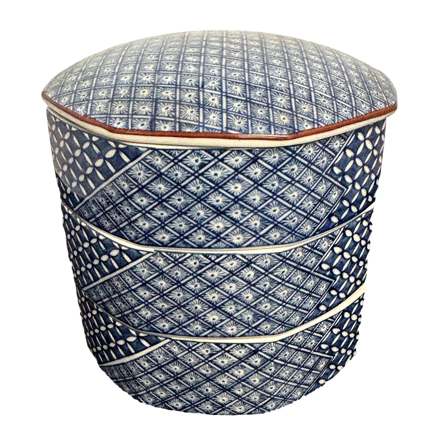 Blue Mosaic Stacked Bowls