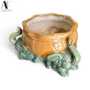 VINTAGE MAJOLICA PLANTER