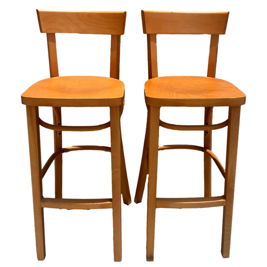 Pair of Bentwood Bar Stools