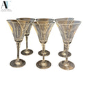 MIKASA WINE GLASSES  (SET OF 6)